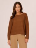 Adrianna Papell Seed Stitch Jumper, Tobacco