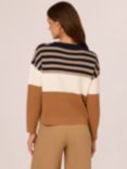 Adrianna Papell Colour Block Stripe Jumper