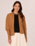 Adrianna Papell Open Neck Cocoon Cardigan, Camel