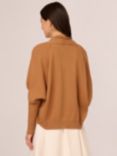 Adrianna Papell Open Neck Cocoon Cardigan, Camel