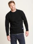 Brakeburn Guernsey Style Jumper, Navy