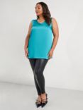 Live Unlimited Curve Satin V-Neck Top