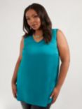 Live Unlimited Curve Satin V-Neck Top