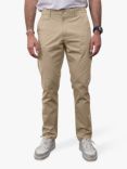 Guards London Stretch Cotton Slim Fit Chinos, Stone