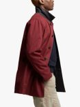 Guards London Montague Reversible Raincoat, Wine/Navy