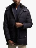 Guards London Stonehouse Showerproof Duck Down Parka, Navy