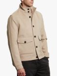 Guards London Dalton Wool Blend Harrington Jacket, Oatmeal