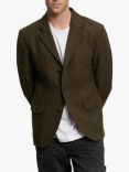 Guards London Allenby Wool Tweed Blazer, Green