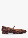 Moda in Pelle Florentin Leather Leopard Mary Janes, Multi