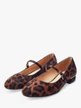 Moda in Pelle Florentin Leather Leopard Mary Janes, Multi