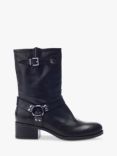 Moda in Pelle Ormie Leather Mid Height Biker Boots