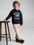 Mango Kids' Trip Oversized Hoodie, Navy