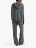 Chinti & Parker Boxy Wool Cashmere Hoodie, Grey