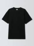 Kin Textured Cotton Blend T-Shirt, Black Beauty