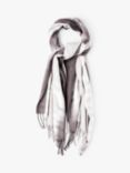 Bloom & Bay Clover Tie Dye Pashmina Scarf, Grey