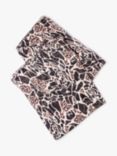 Bloom & Bay Yuki Animal Print Scarf, Black/Multi