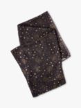 Bloom & Bay Zara Stars Scarf, Black/Gold