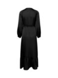 Soaked In Luxury Iona Wrap Dress, Black