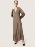 Soaked In Luxury Ioana Wrap Maxi Dress, Morel