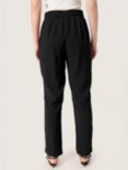 Soaked In Luxury Straight Leg Trousers, Black