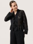 Soaked In Luxury Henni V-Neck Blouse, Black