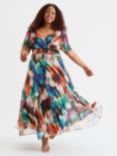 Scarlett & Jo Isabelle Floral Float Sleeve Maxi Dress, Multi