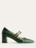 Boden Block Heel Ballerina Pumps, Dark Green