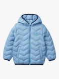 Benetton Kids' Zig Zag Padded Jacket, Sugar Paper