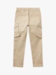 Benetton Kids' Stretch Gabardine Combat Trousers, Sand