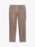 Benetton Kids' Slim Fit Cord Trousers, Dove Grey