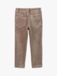 Benetton Kids' Slim Fit Cord Trousers, Dove Grey