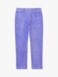 Benetton Kids' Slim Fit Cord Trousers, Bluette