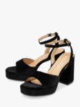 Ravel Surina Velvet Block Heeled Sandals