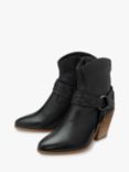 Ravel Argyll Leather Ankle Boots, Black