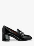 Ravel Tweed Heeled Loafers, Black