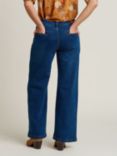 Brakeburn Wide Straight Leg Jeans, Blue