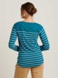 Brakeburn Harbour Stripe Top, Teal