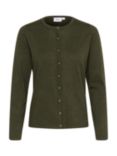 Saint Tropez Slim Fit Cardigan, Army Green Melange