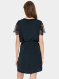 Saint Tropez Zylvie Lace Sleeve Dress, Black