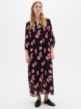 InWear Mendra Floral Dress, Black/Pink