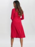 Gina Bacconi Antonia Twist Detail Jersey Dress, Magenta