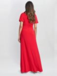 Gina Bacconi Elena Jersey Maxi Dress, Red