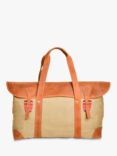 KOY Weekender Holdall Bag, Tan