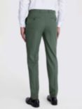 Moss Slim Fit Suit Wool Blend Suit Trousers, Khaki