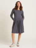 Brakeburn Annie Boat Neck Dress, Navy