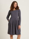 Brakeburn Annie Boat Neck Dress, Navy