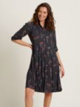 Brakeburn Bella Botanical Dress, Charcoal/Multi