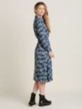 Brakeburn Jasmine Floral Shirt Dress, Blue