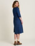 Brakeburn Upton Check Dress, Navy