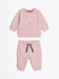 Tommy Hilfiger Baby Sweatshirt & Joggers Set, Soft Rose